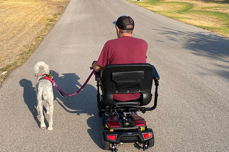 dr. david rothschild with dog